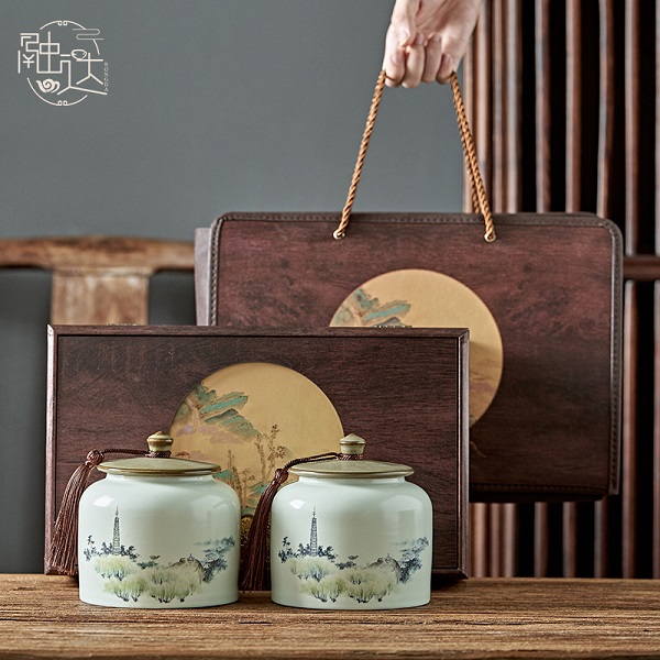 茶葉罐包裝盒空禮盒裝空盒子禮品盒中號通用紅茶白茶龍井綠茶